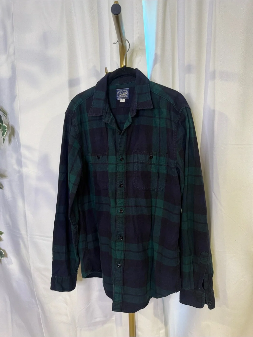 J. Crew lightweight plaid